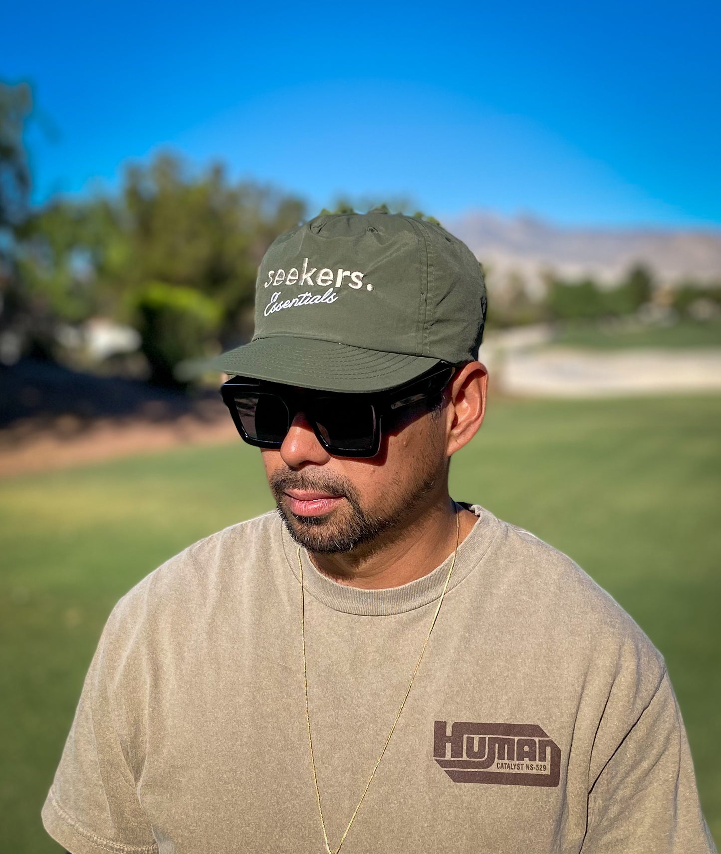 Seekers Essentials Army Nylon Snapback Cap