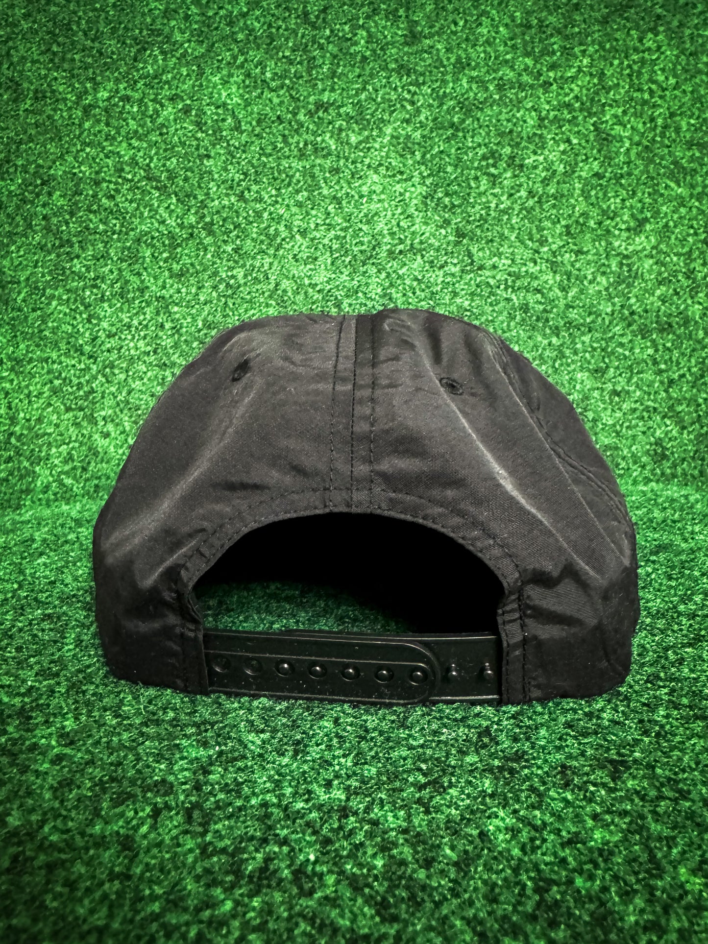 Seekers Essentials Black Nylon Snapback Cap