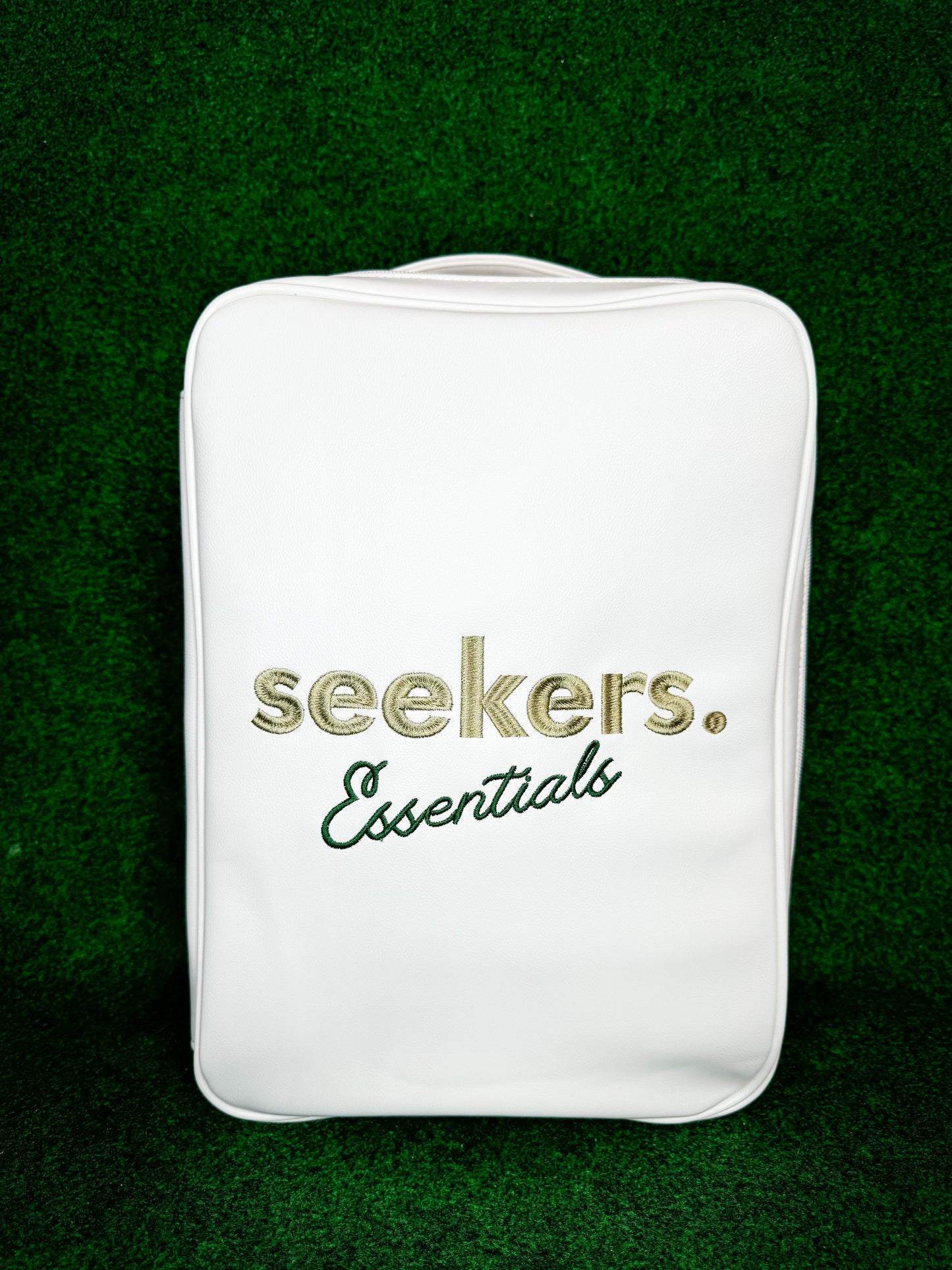 Seekers Essentials Golf Shoe Bag White