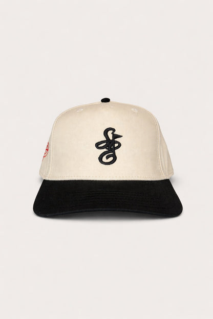 SE - Seekers Essentials Mid Profile Snapback - Black/Natural