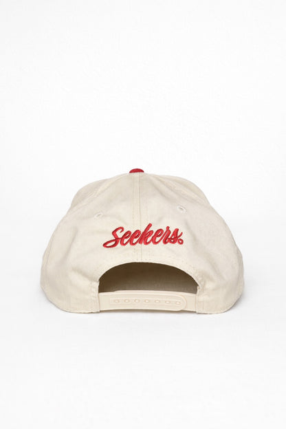 SE - Seekers Essentials Mid Profile Snapback - Red/Natural