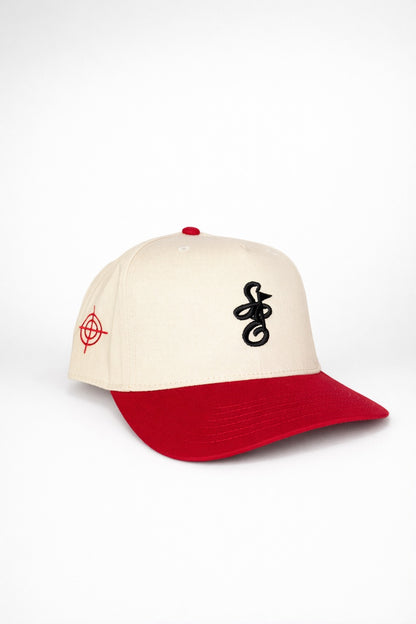 SE - Seekers Essentials Mid Profile Snapback - Red/Natural