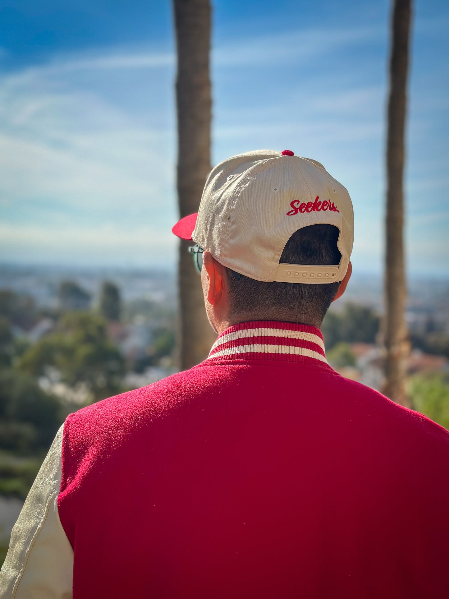 SE - Seekers Essentials Mid Profile Snapback - Red/Natural